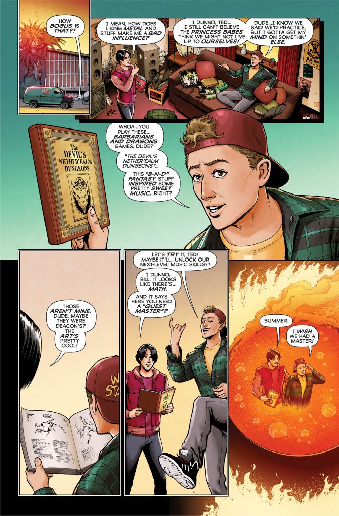Bill &amp; Ted Roll The Dice #1 preview pages