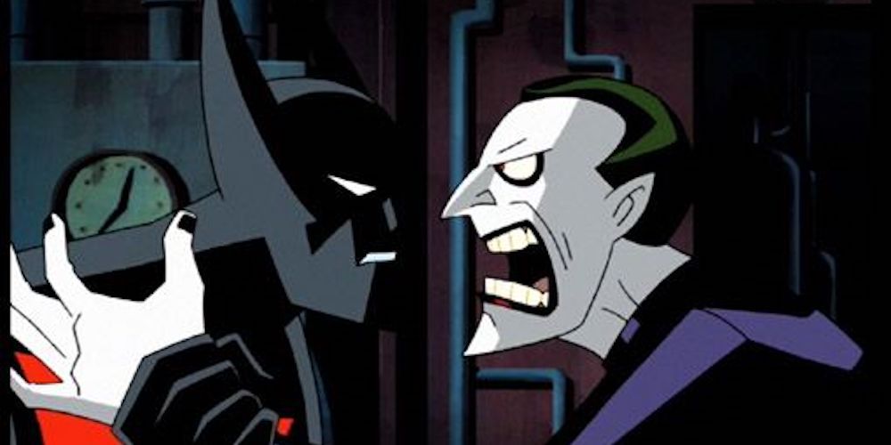 Batman confronts the villain in Batman Beyond: Return Of The Joker.