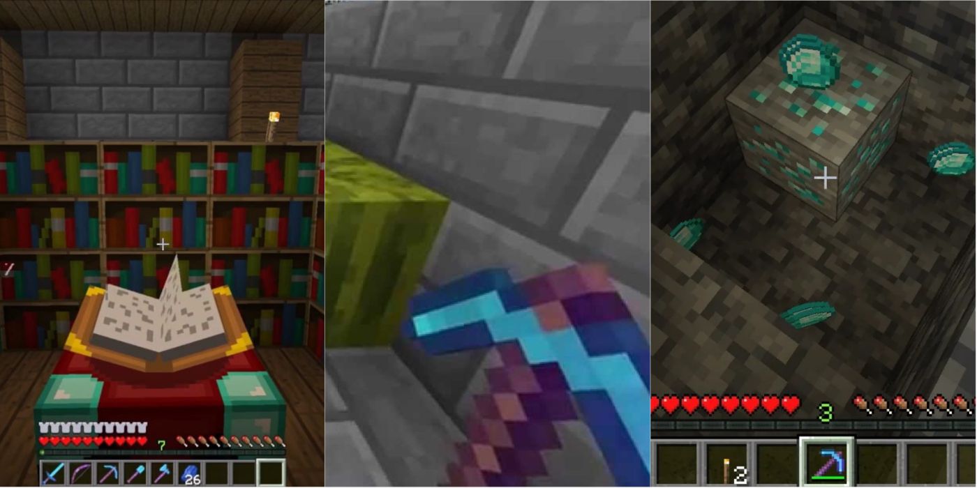 Best Enchantments For Pickaxes In Minecraft