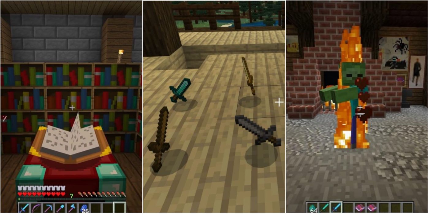 Enchantments For a Sword in Minecraft