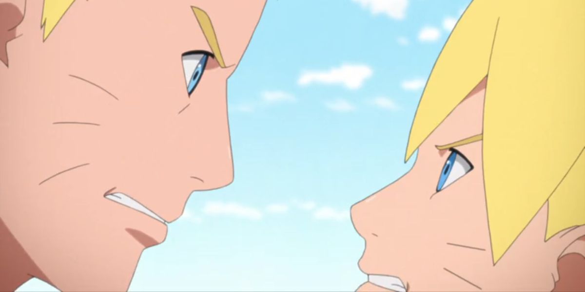 Boruto and Naruto from Boruto
