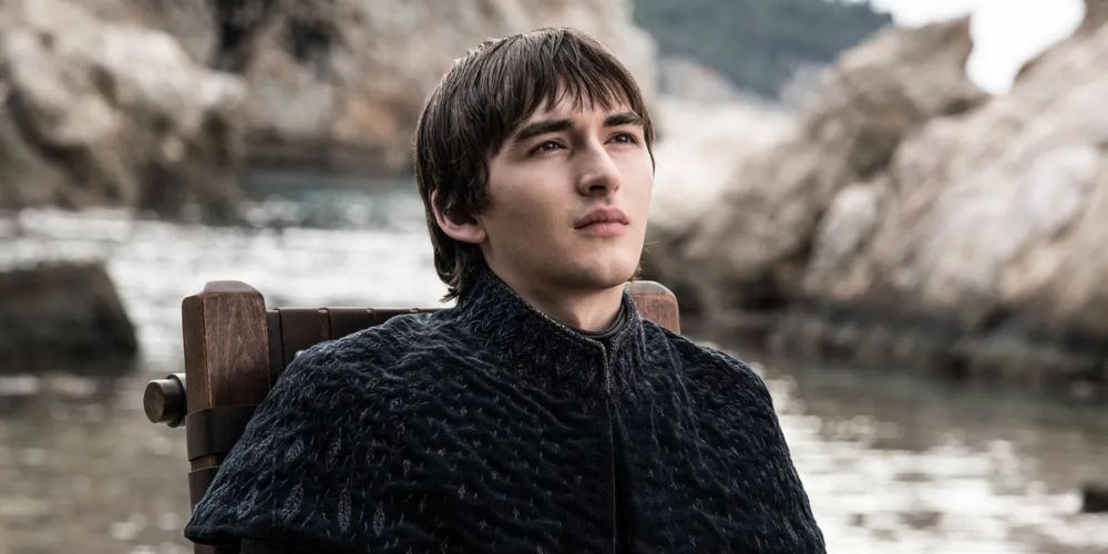 Bran Stark (Isaac Hempstead Wright) in front of water on Game of Thrones