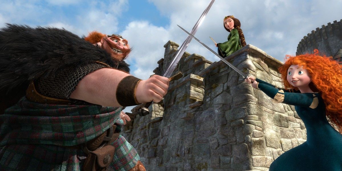 King Fergus and Merida from Brave.