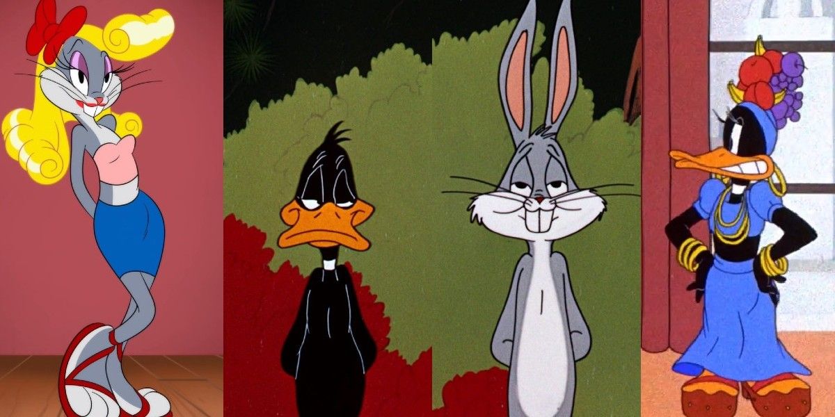 Bugs Bunny and Daffy Duck Looney Toons