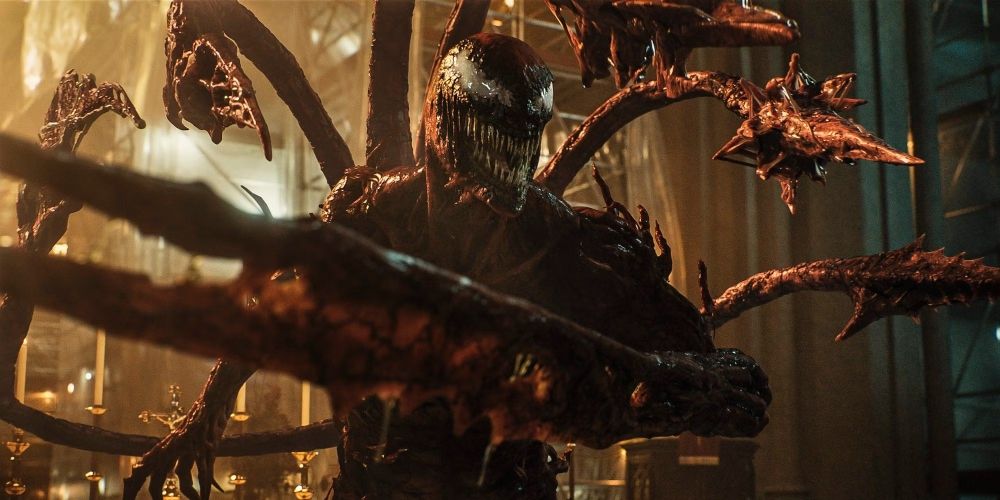 Carnage as he appears in Venom: Let There Be Carnage movie