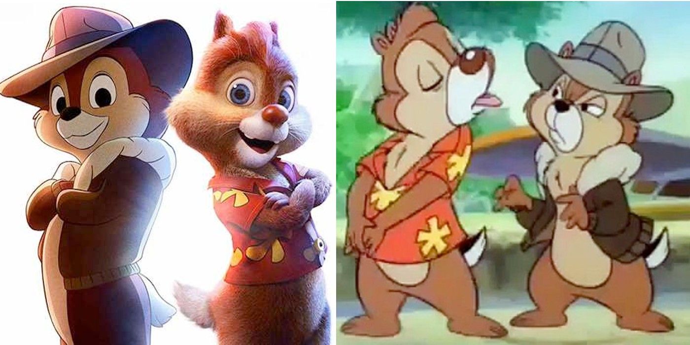 Chip N Dale Rescue Rangers Then and Now