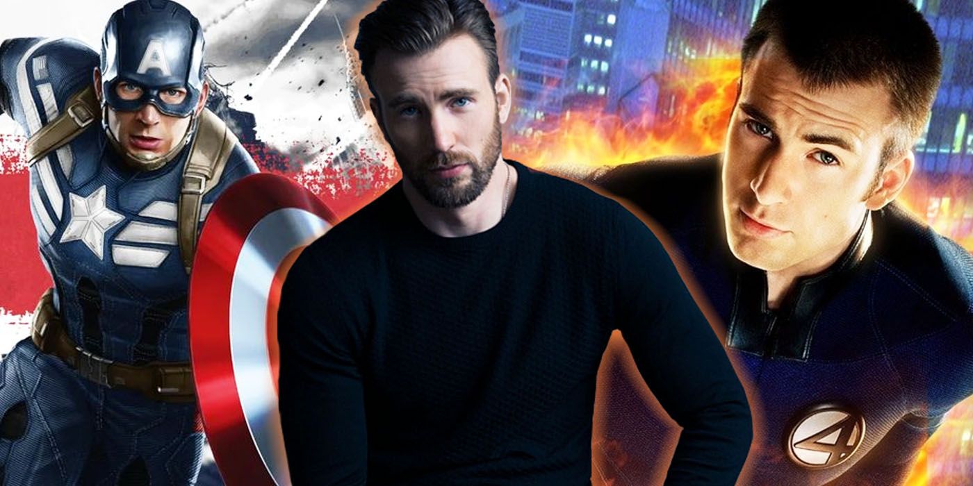 Chris Evans Human Torch Captain America Header