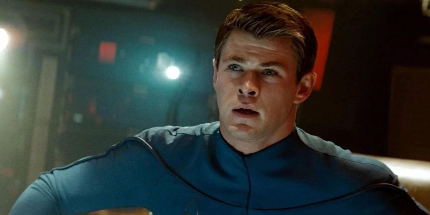 Chris Hemsworth in Star Trek as Kirk's father