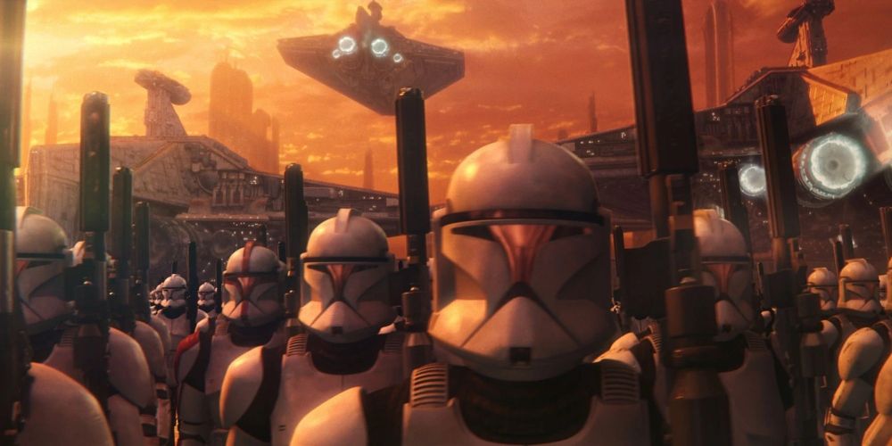 The Clone Grand Army of the Republic in Star Wars Episode II - Attack of the Clones