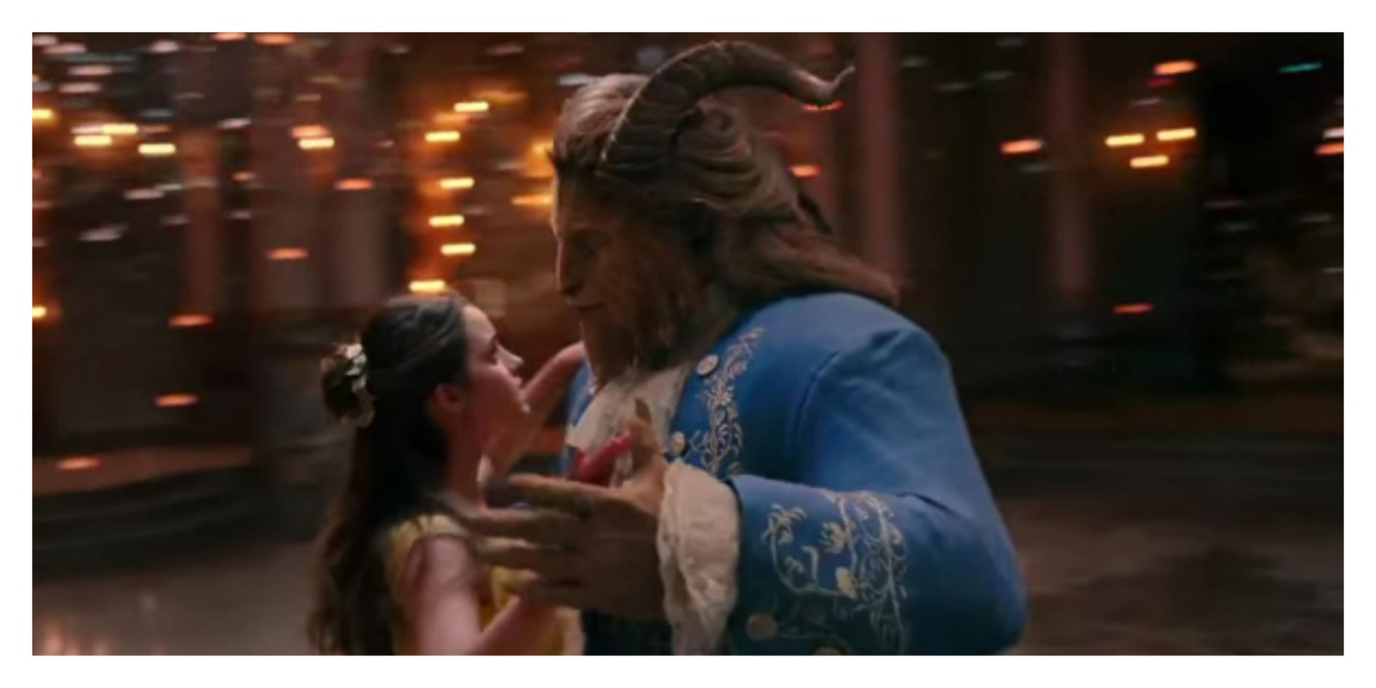 Beauty and the beast ballroom dance in the remake
