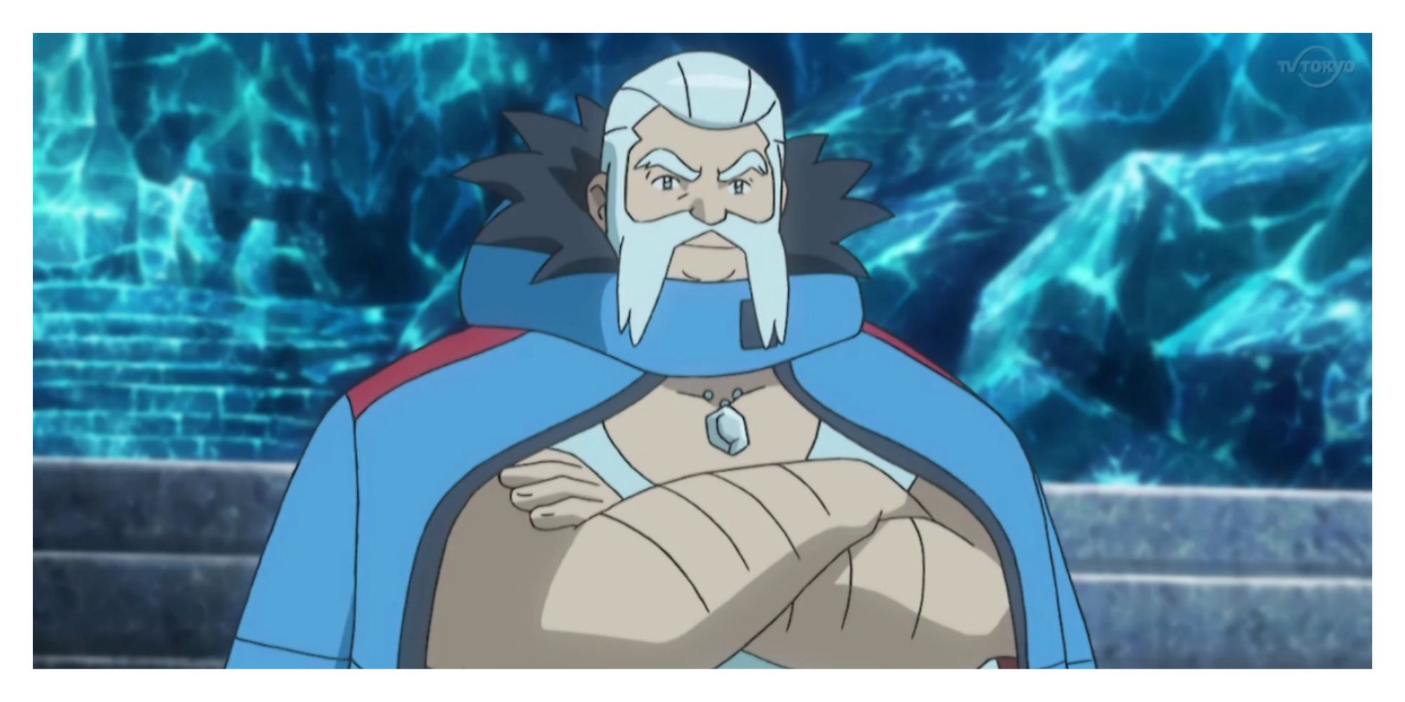 Wulfric, the ice-type and final gym leader of Kalos