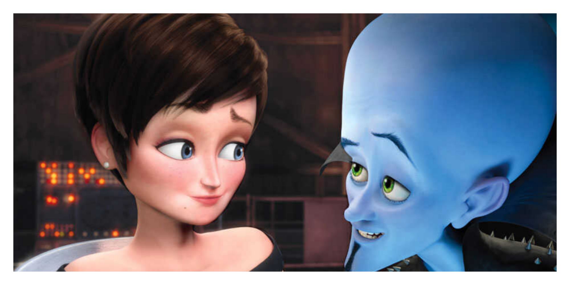 Roxanne and Megamind from Megamind.