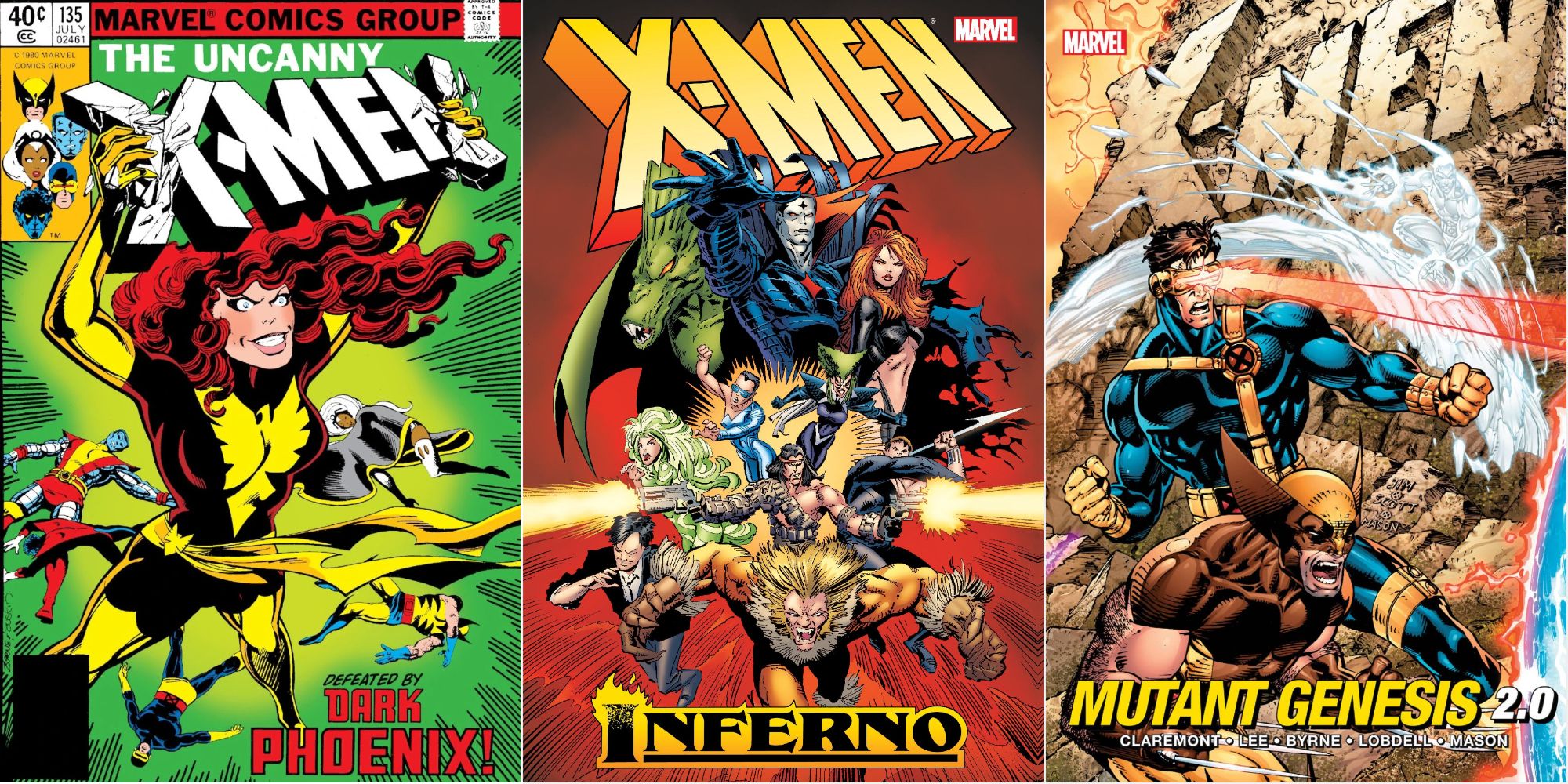 Dark Phoenix Saga, Inferno, and Mutant Genesis