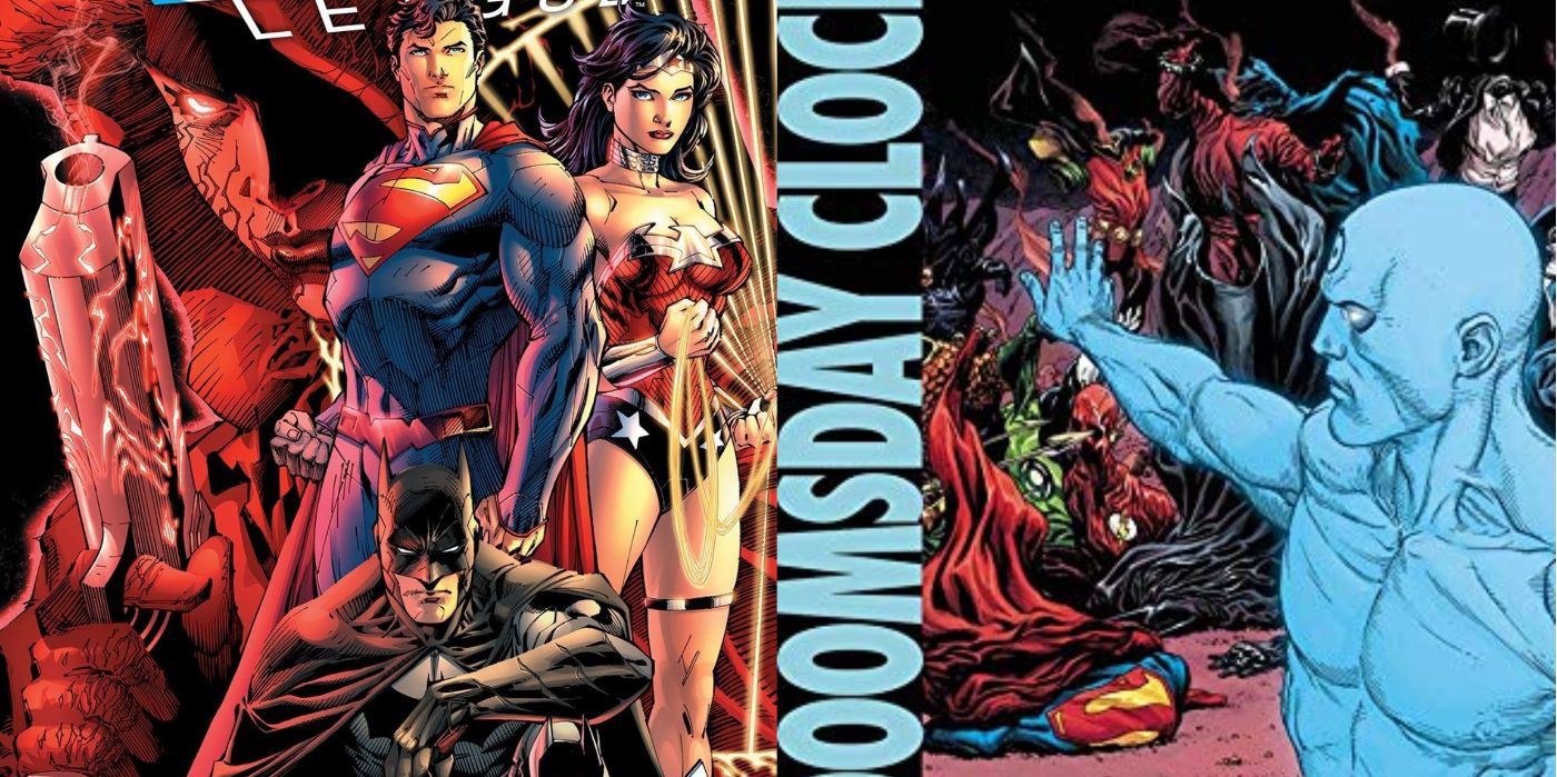 Justice League Trinity War and Doomsday Clock