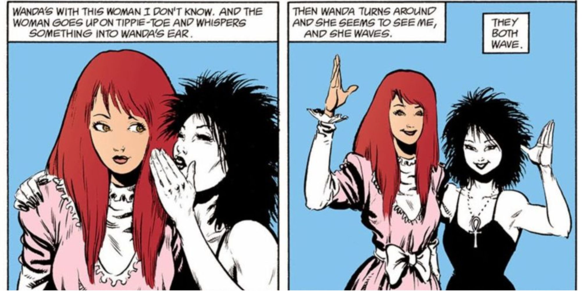 The trans character, Wanda, in The Sandman comic issue "A Game Of You"