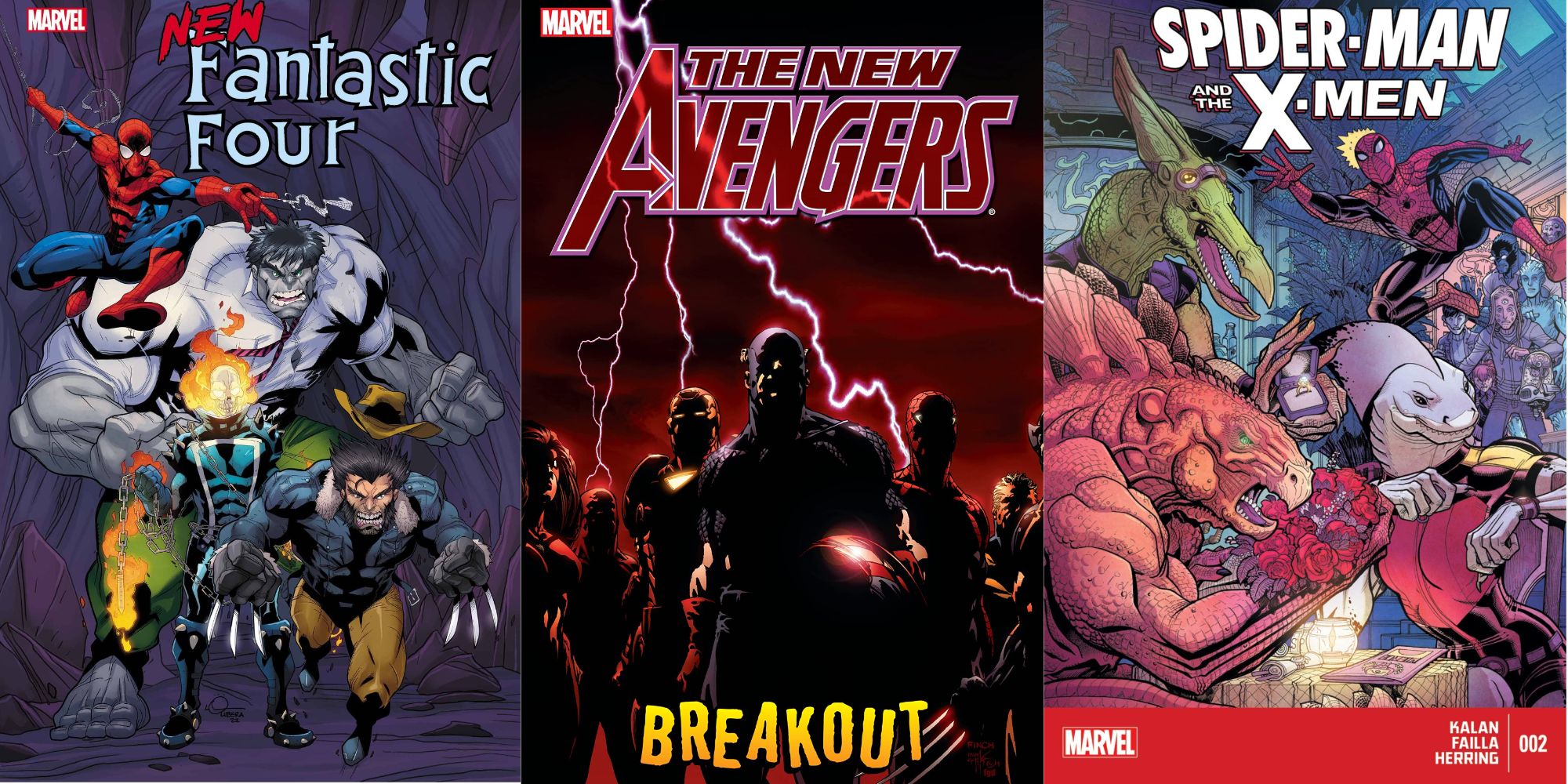 Spider-Man on the Fantastic Four, the New Avengers, and the X-Men