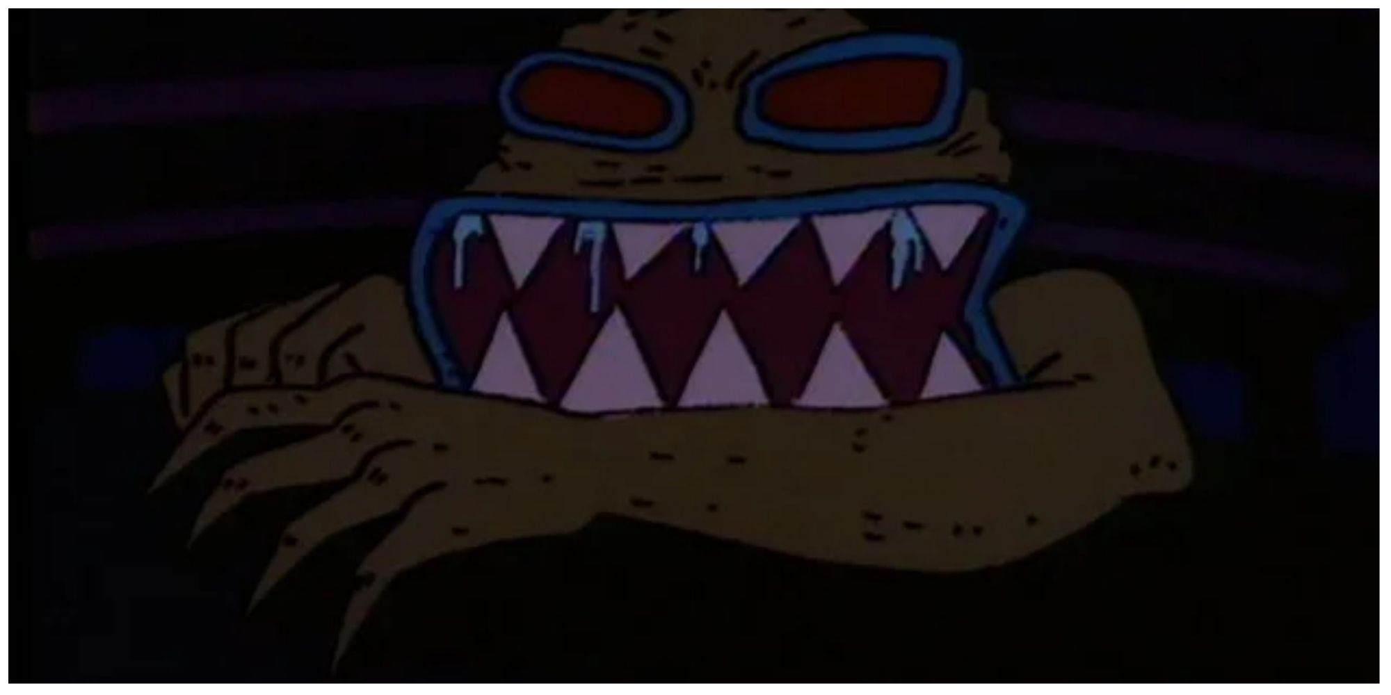 The monster under Chuckie's bed in Rugrats