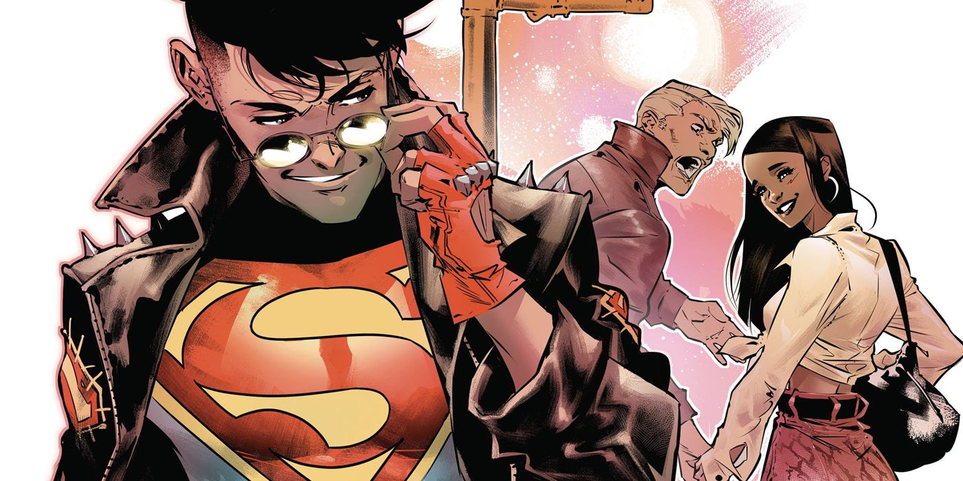 Conner Kent as Superboy referencing the meme