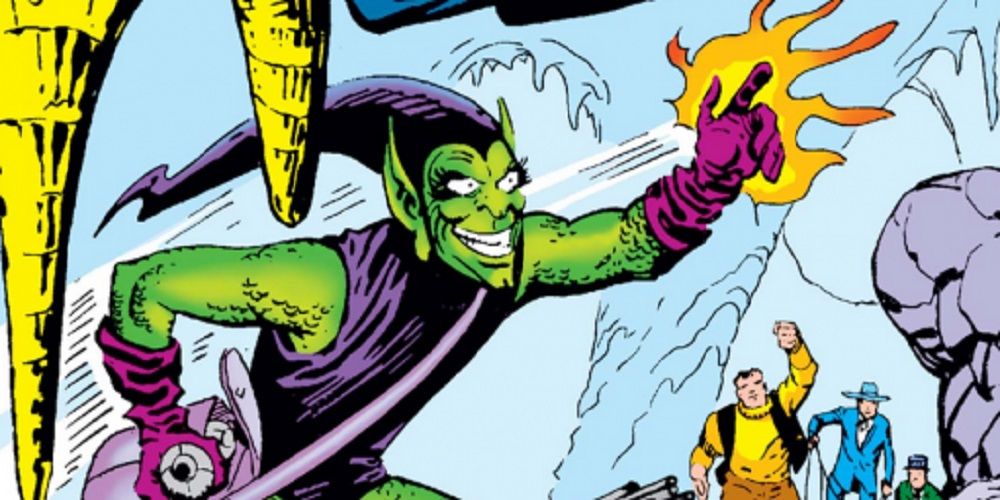 Ditko cover art with Green Goblin