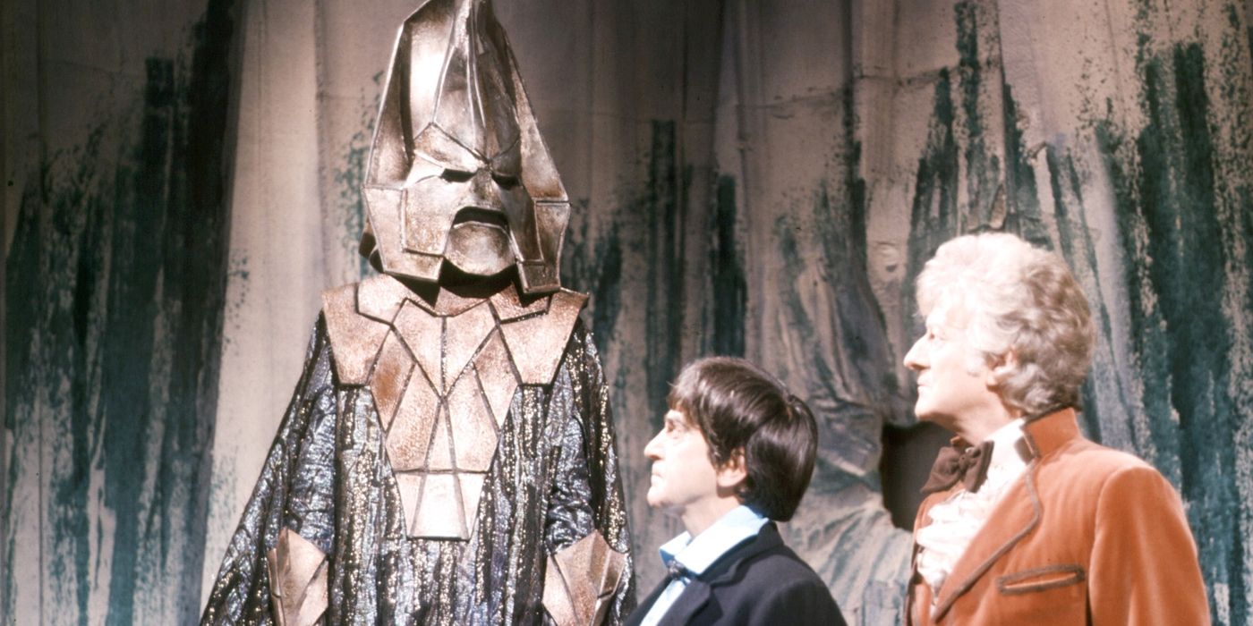 The Second and Third Doctors meet Omega in the Classic Doctor Who Serial The Three Doctors