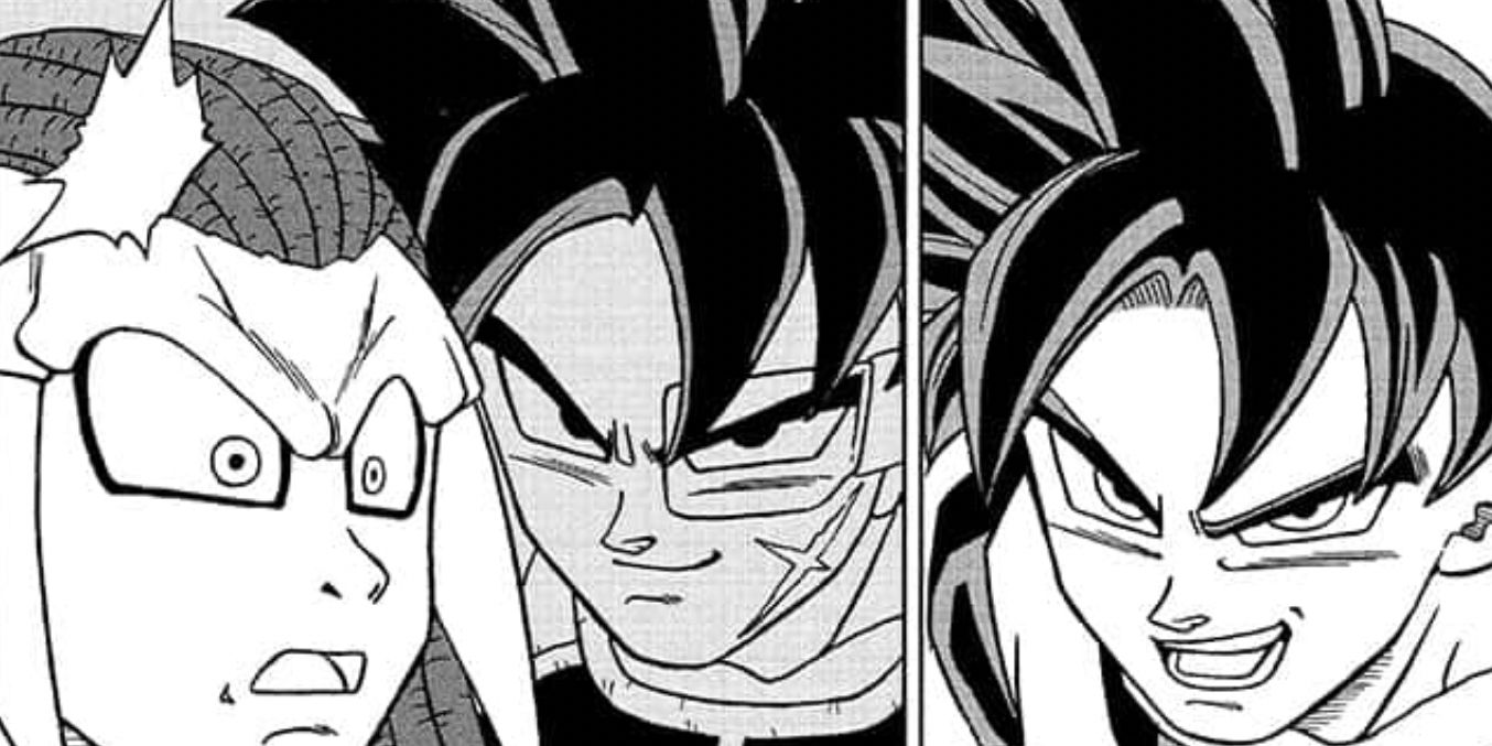 Manga Dragon Ball Super Goku Ultra Instinct Black Hair Bardock