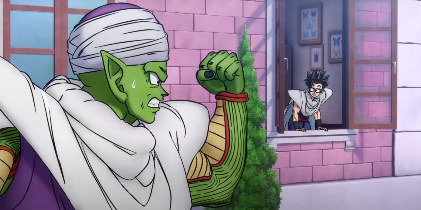 Piccolo yells at Gohan