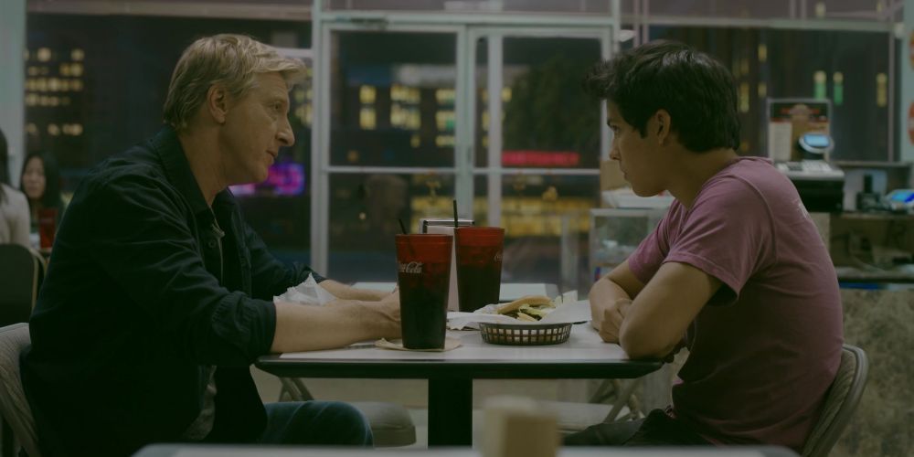 Johnny tells Miguel about failing as a father in Cobra Kai