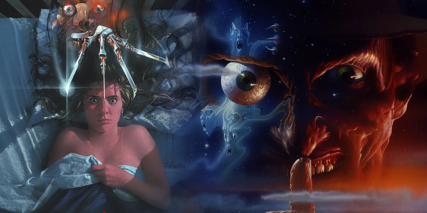 A Nightmare on Elm Street posters split image