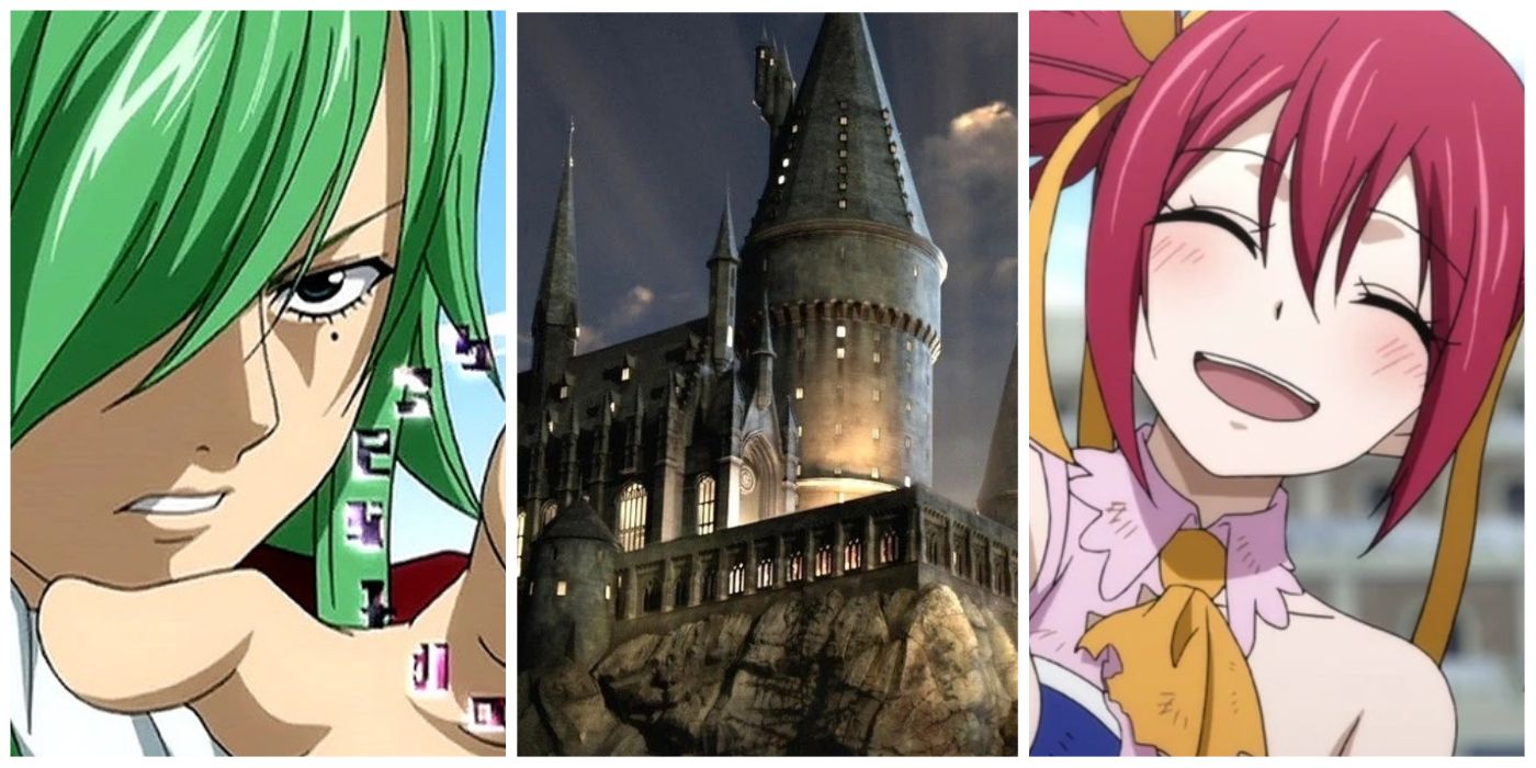 Fairy tail characters hogwarts