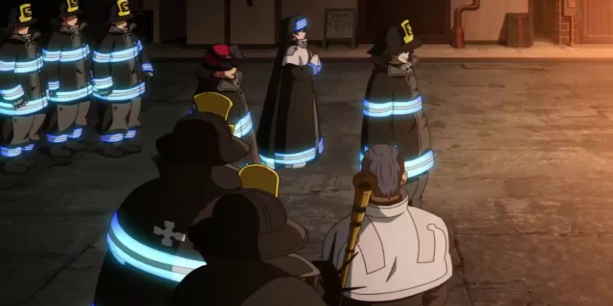 Fire Force - The Fire Force prepares for battle