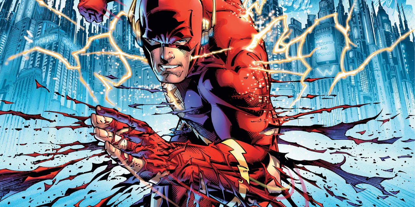 The Flash's costume shredding in Flashpoint
