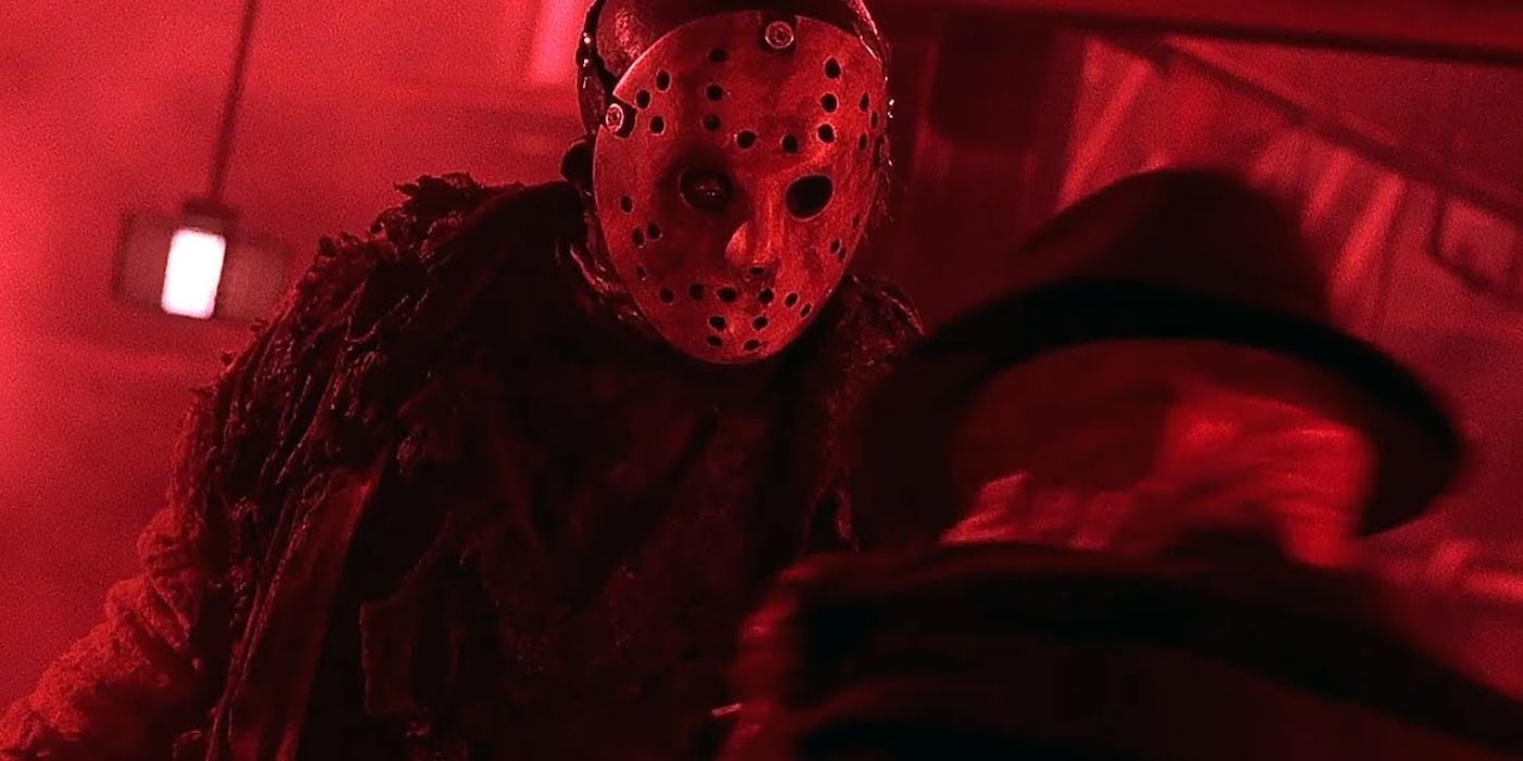 Freddy vs. Jason battle in a nightmare