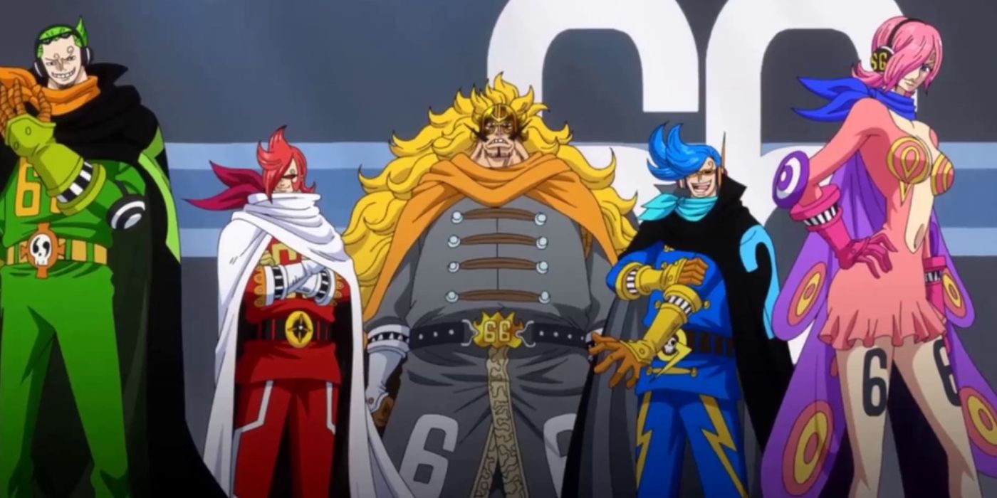 Germa 66 posing as a group in One Piece.