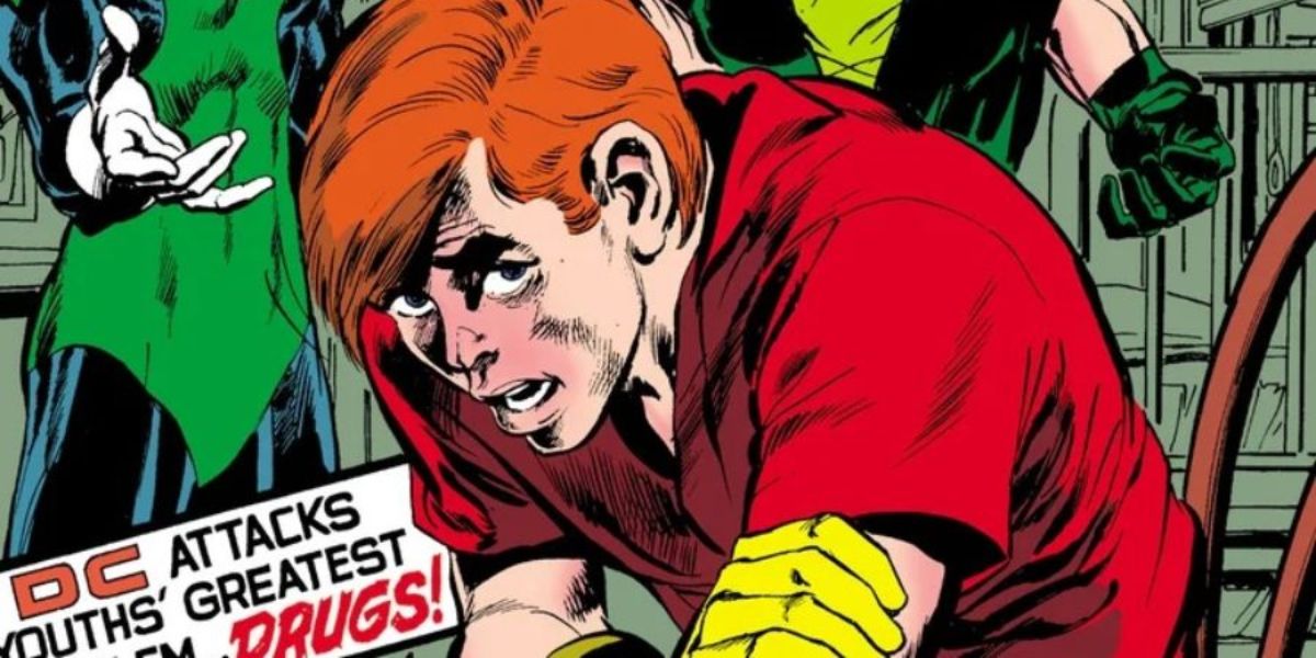 Green Arrow discovers Speedy is using drugs