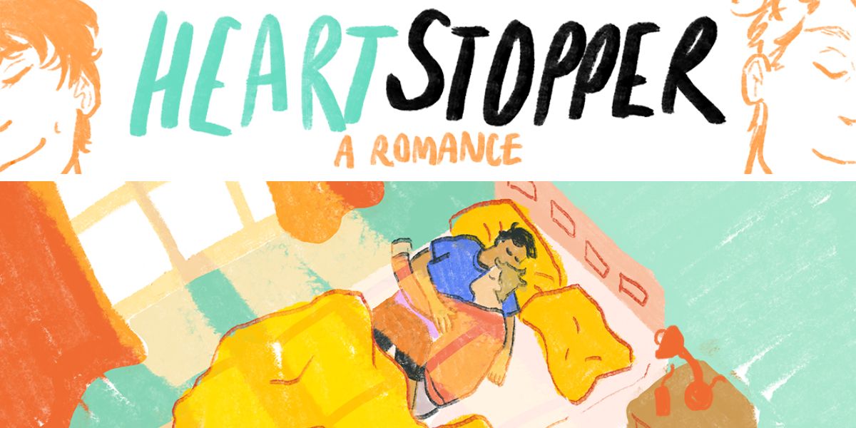 Alice Oseman Heartstopper art drawn in 2016 to support their Patreon