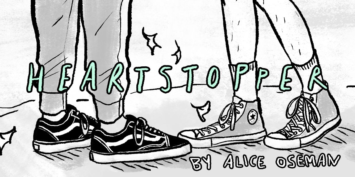 Heartstopper title cover art from the official Tumblr page