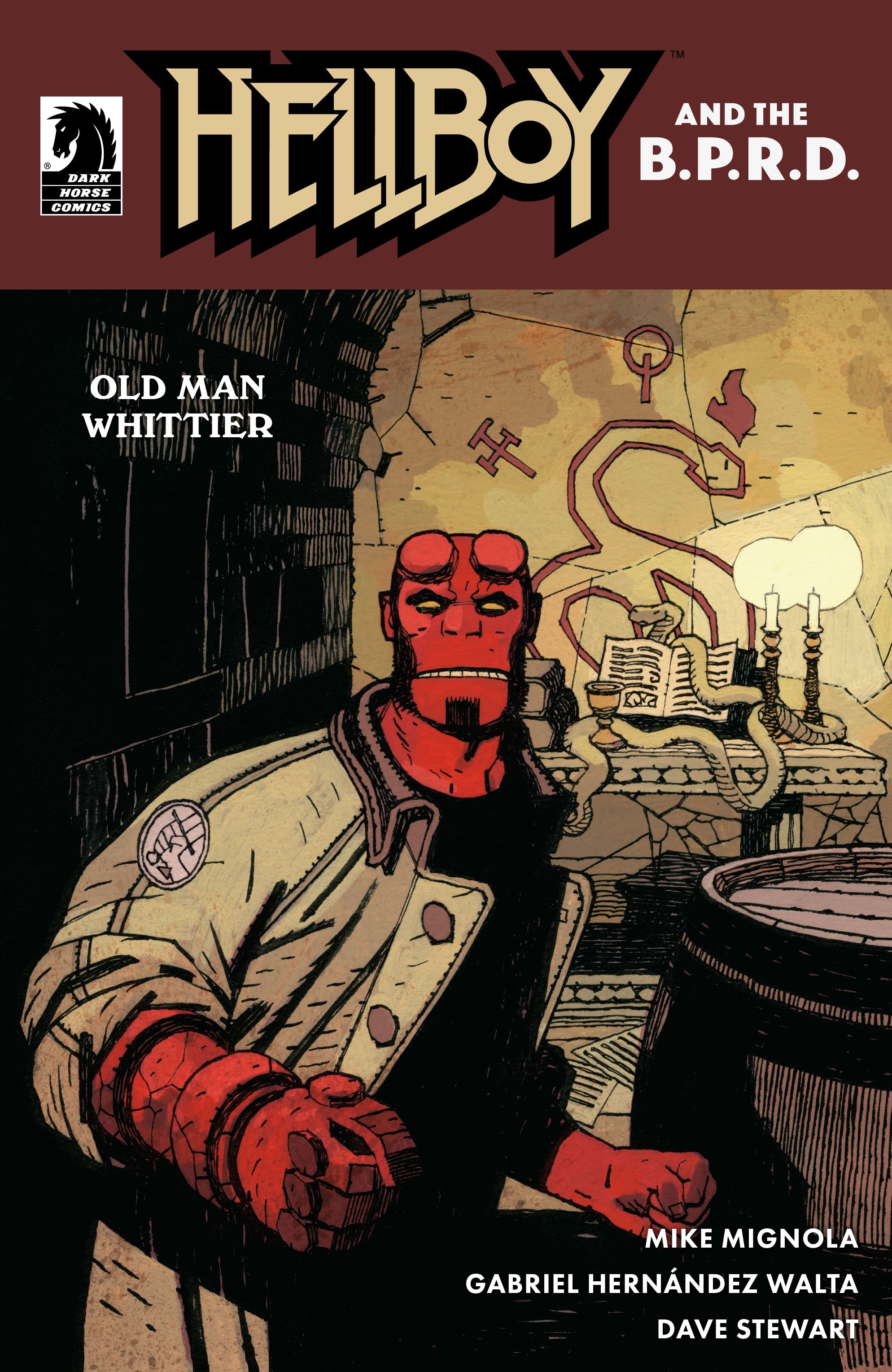 Cover of Hellboy and the B.P.R.D. Old Man Whittier 