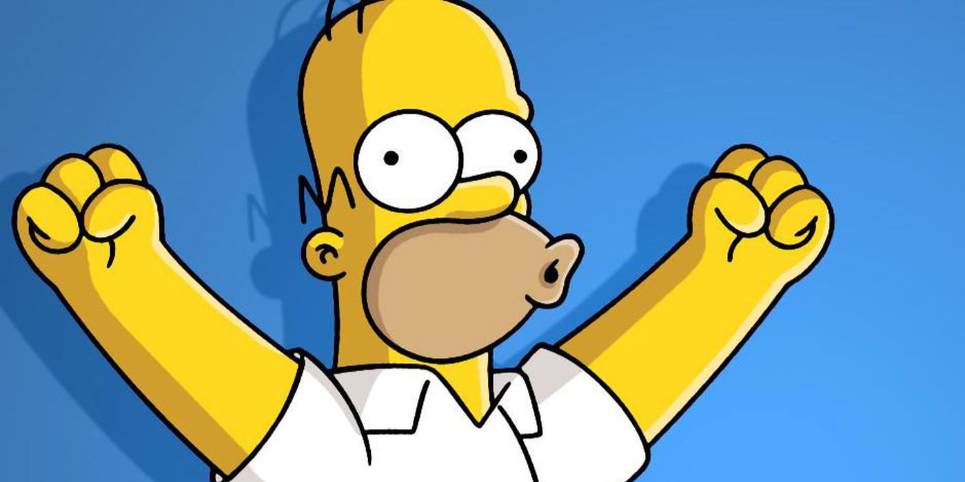 Homer Simpson from The Simpsons cartoon
