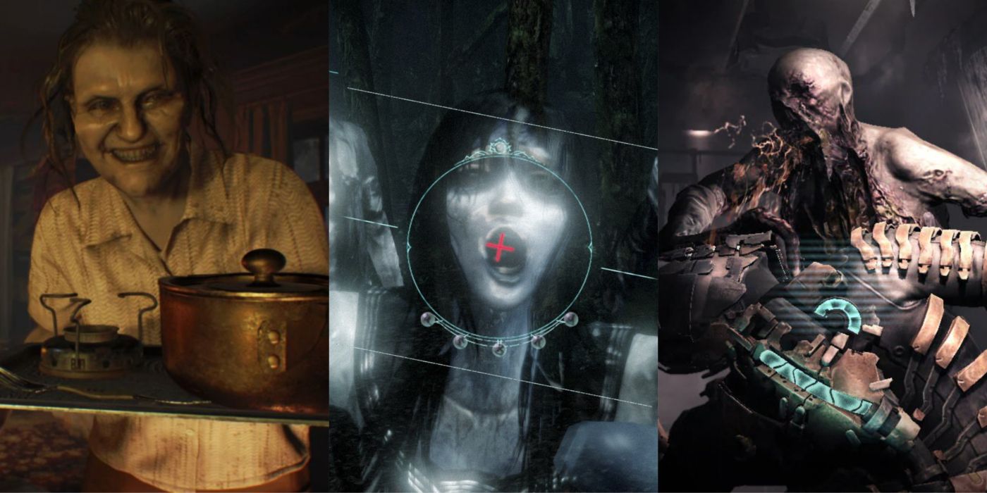 Horror Video Games Try Once Resident Evil 7 Fatal Frame V Dead Space Trio Header