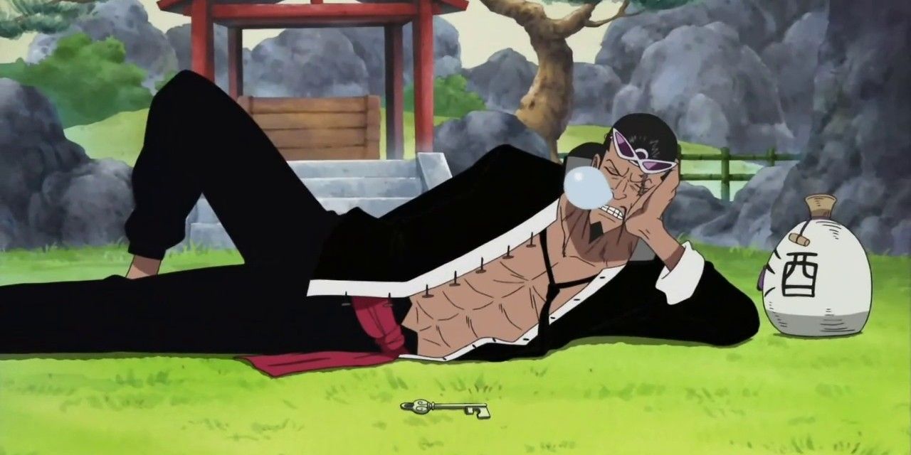 Jabra sleeping in One Piece