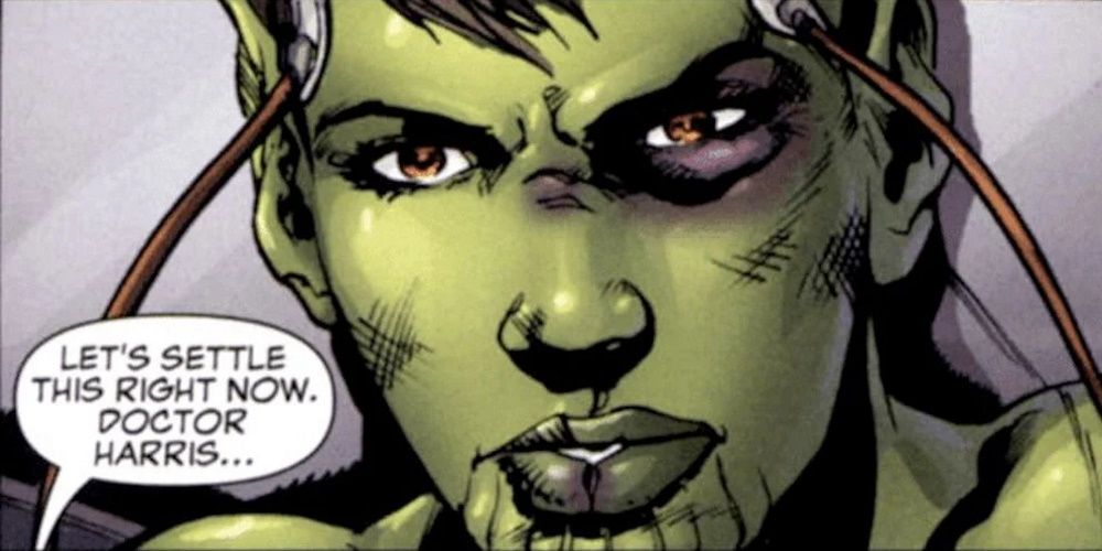 Jazinda-Klrt-Spawn being tortured by the government in She-Hulk comics