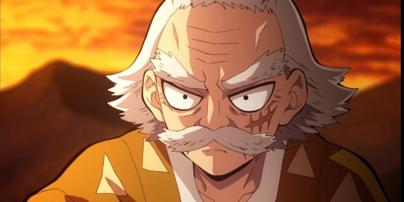 Jigoro Kuwajima de Demon Slayer.