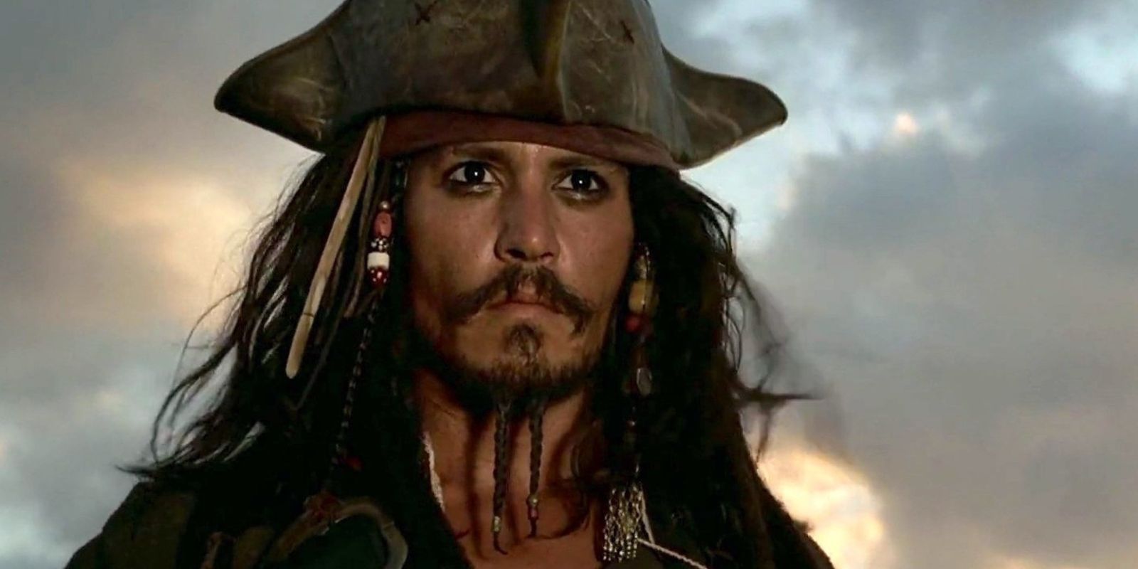 Johnny Depp is Jack Sparrow in Pirates of the Caribbean