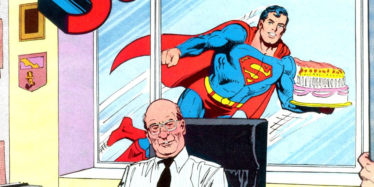 Superman celebrates Julie Schwartz's birthday in DC Comics