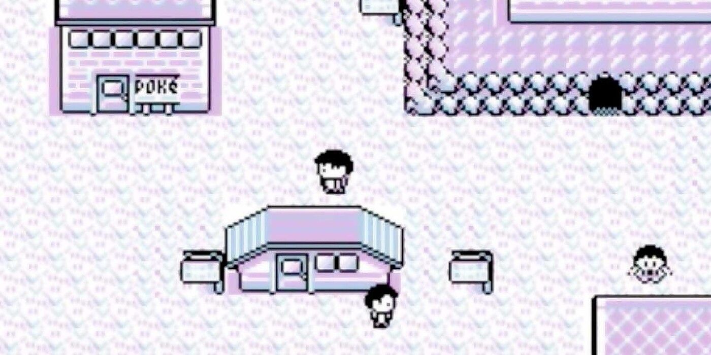 Lavender Town screenshot in Pokémon.