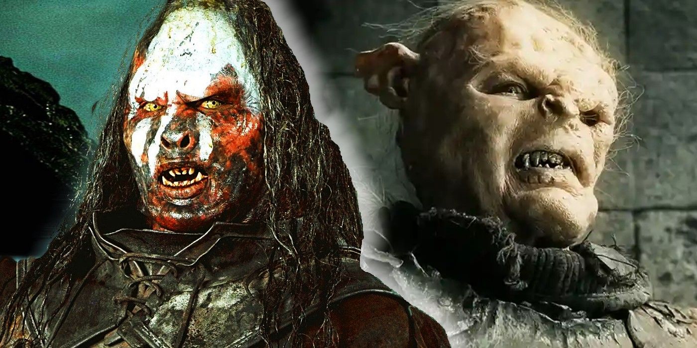 Saruman's Uruk-hai chief, Lurtz, and Sauron's Orc commander Gothmog, from The Lord of the Rings
