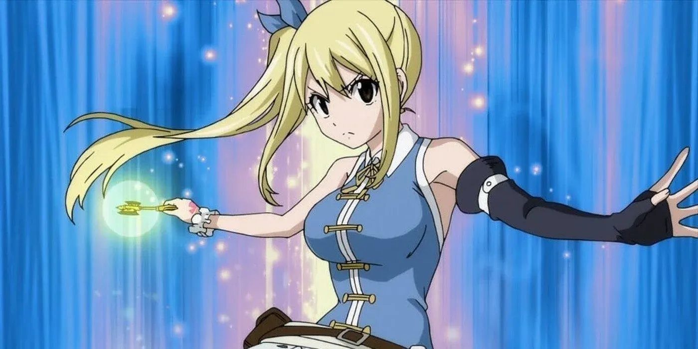 Lucy in battle Fairy Tail
