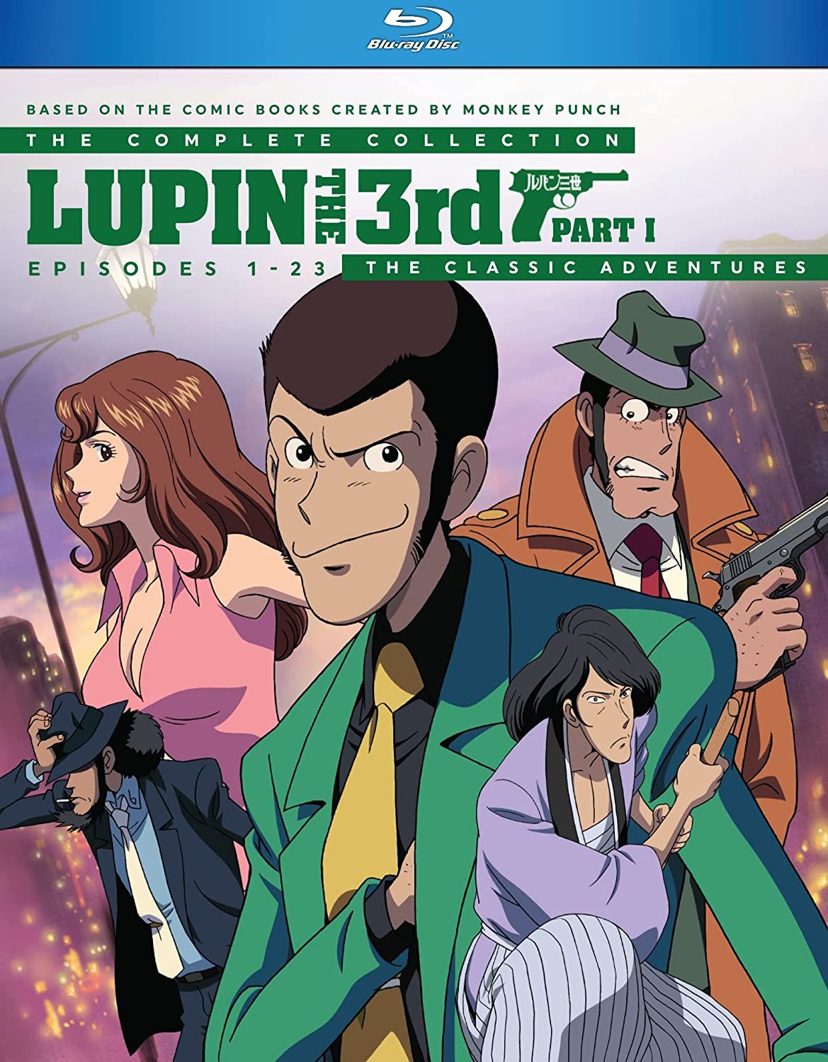 Lupin and the gang pose on the cover of the latest blu-ray release