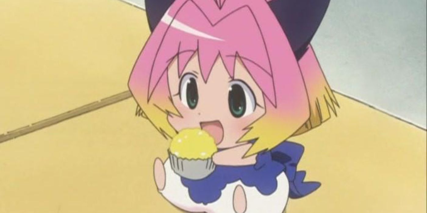 Potemayo Eating a Cupcake