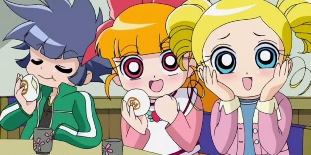 Main trio from Powerpuff Girls Z